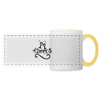 Cheers - Panoramic Mug - white/yellow - Front