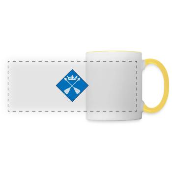 Dalarna - Panoramic Mug - white/yellow - Front