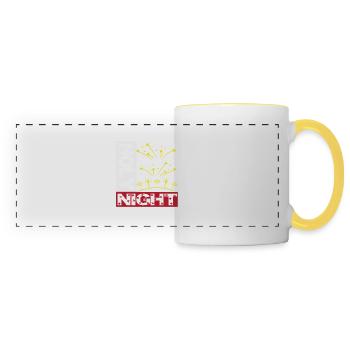 Holy Night - Panoramic Mug - white/yellow - Front