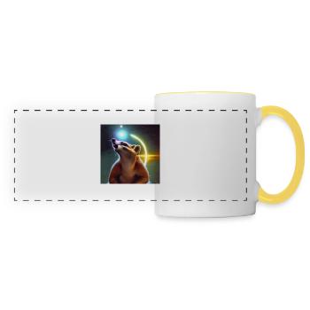 Coati - Panoramic Mug - white/yellow - Front