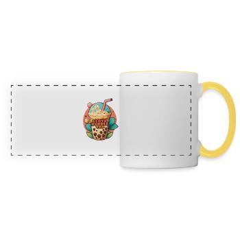 I Love Bubble Tea - Panoramic Mug - white/yellow - Front