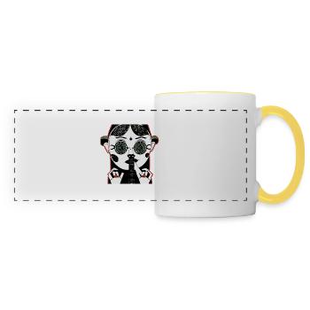 Music Girl - Panoramic Mug - white/yellow - Front