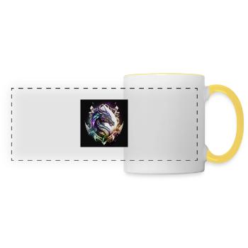 Mystic Dragon - Panoramic Mug - white/yellow - Front