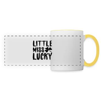 Little Miss Lucky - Panoramic Mug - white/yellow - Front