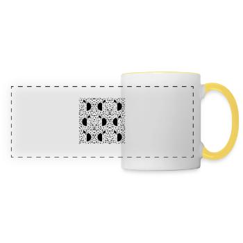 Apples - Panoramic Mug - white/yellow - Front
