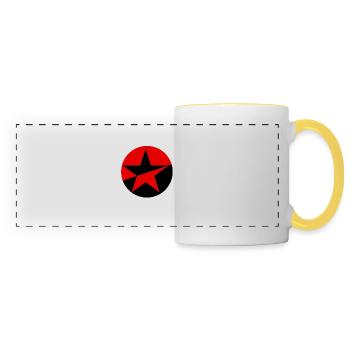 Anarchy - Panoramic Mug - white/yellow - Front
