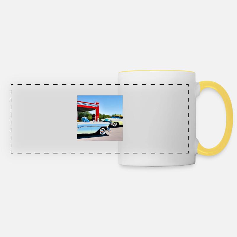 C19 - Panoramatasse - Weiß/Gelb
