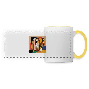 The Bauhaus Legacy - Panoramic Mug - white/yellow - Front