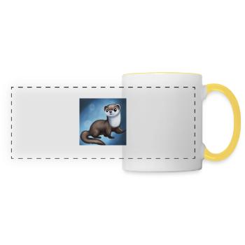 The Little Fairy Otter - Panoramic Mug - white/yellow - Front