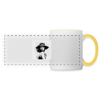 Classy Woman - Panoramic Mug - white/yellow - Front