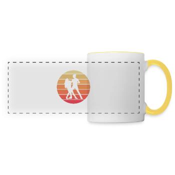 Dancing Dance Music - Panoramic Mug - white/yellow - Front