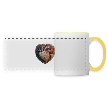 Heart of the Sea - Panoramic Mug - white/yellow - Front
