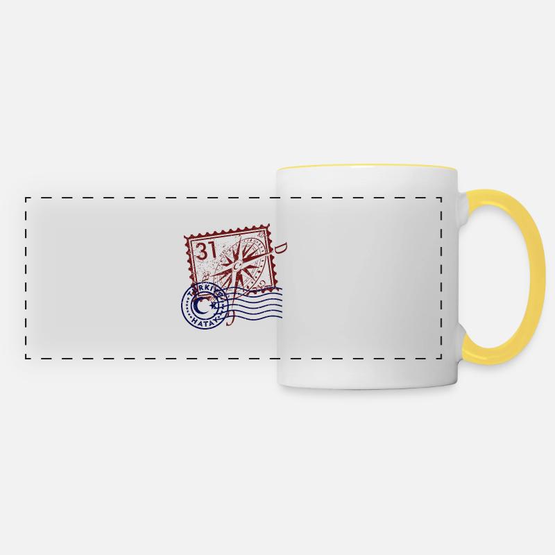 Hatay - Panoramic Mug - white/yellow