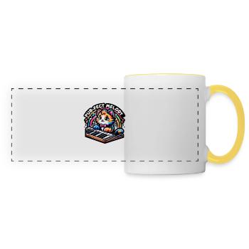 Purfect Melody - Panoramic Mug - white/yellow - Front
