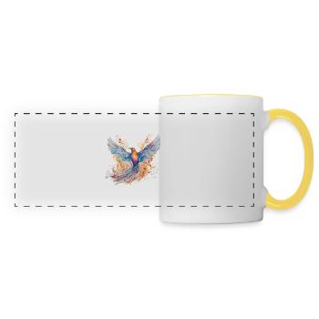 Paradise Bird - Panoramic Mug - white/yellow - Front