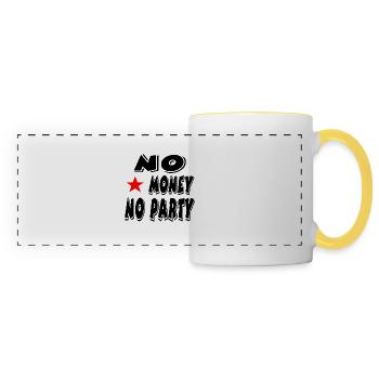 Parti - Mug panoramique contrasté et blanc - blanc/jaune - Devant