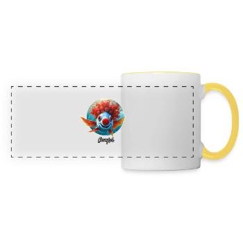 Pun ambiguous german expression - Clownfisch - Panoramic Mug - white/yellow - Front