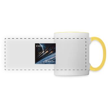 Exit Earth - Panoramic Mug - white/yellow - Front