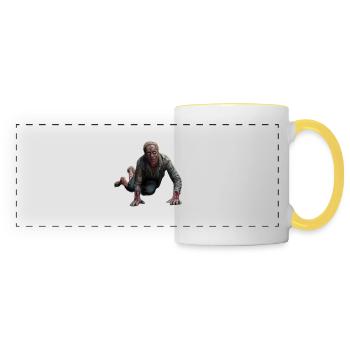 Votre ex-petit ami/petite amie - Mug panoramique contrasté et blanc - blanc/jaune - Devant
