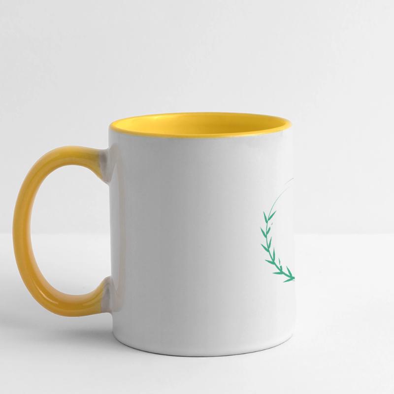 techniques d’instruction Mug panoramique contrasté et blanc
