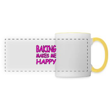 Bake - Panoramic Mug - white/yellow - Front