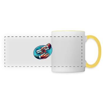 Graduation - Panoramic Mug - white/yellow - Front