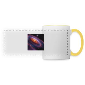 cosmos - Panoramic Mug - white/yellow - Front