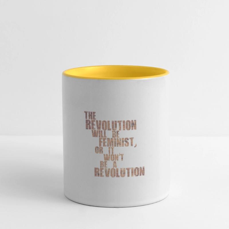 Die Revolution wird feministisch sein, oder wird sie es nicht sein Panoramatasse