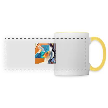 Already empty? - Panoramic Mug - white/yellow - Front