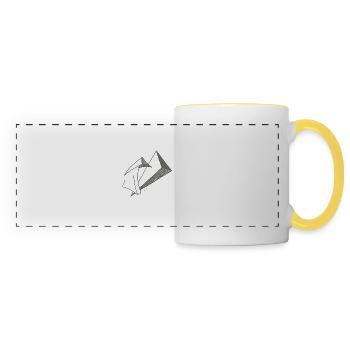 Graphic fantasy figure - Panoramic Mug - white/yellow - Front