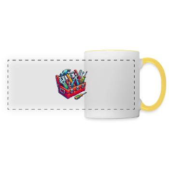 Tool Toolbox - Panoramic Mug - white/yellow - Front