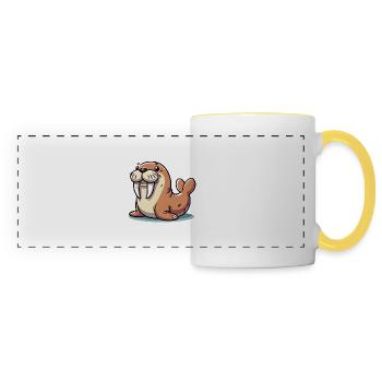 seal - Panoramic Mug - white/yellow - Front