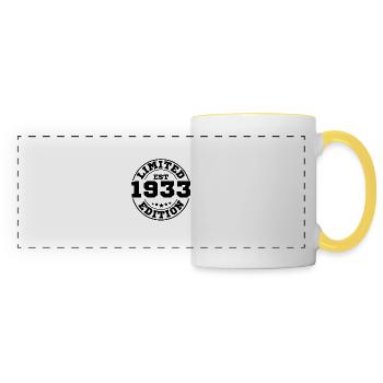 1933 limited edition - Panoramic Mug - white/yellow - Front