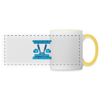 19 - Panoramic Mug - white/yellow - Front
