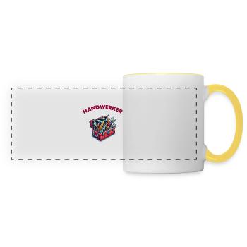 Toolbox Craftsman - Panoramic Mug - white/yellow - Front