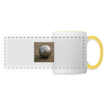 Sport - Boule - Panoramic Mug - white/yellow - Front