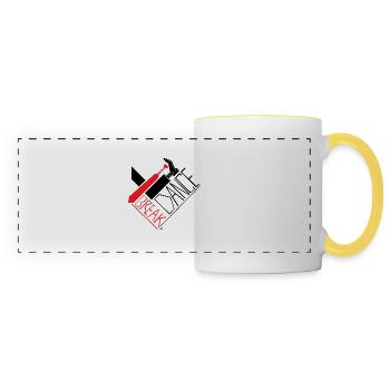Break Dance - Panoramic Mug - white/yellow - Front