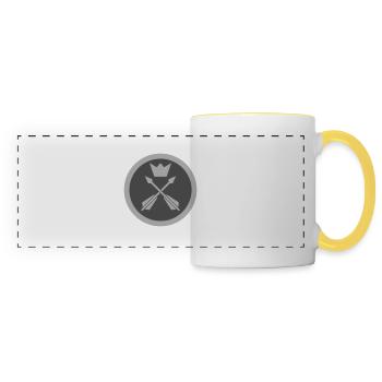 Dalarna Airforce - Panoramic Mug - white/yellow - Front