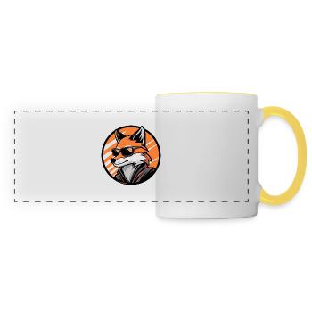 Fox Comic Cool - Panoramic Mug - white/yellow - Front