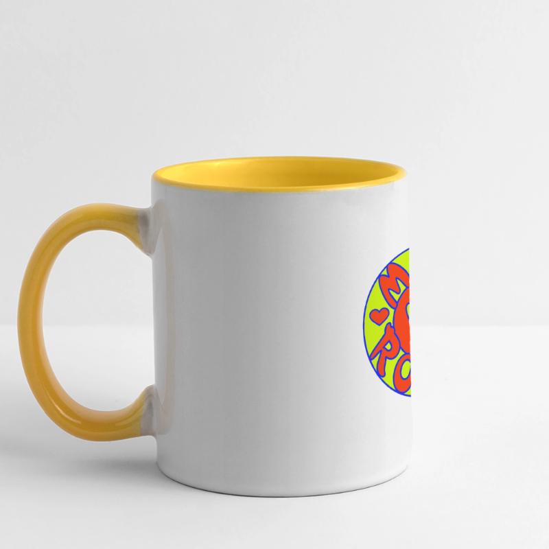 mami rocks (circle, 3c) Panoramic Mug