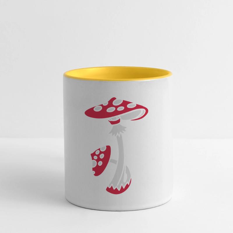 Fly agaric, Toadstool, Magic Mushroom, Psychedelic Panoramic Mug