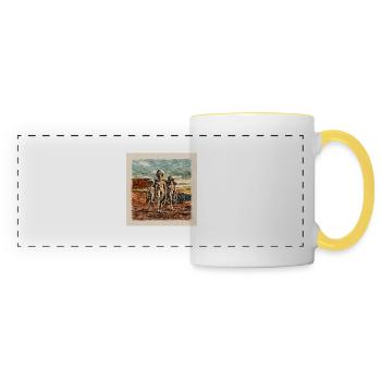 Aliens - Panoramic Mug - white/yellow - Front