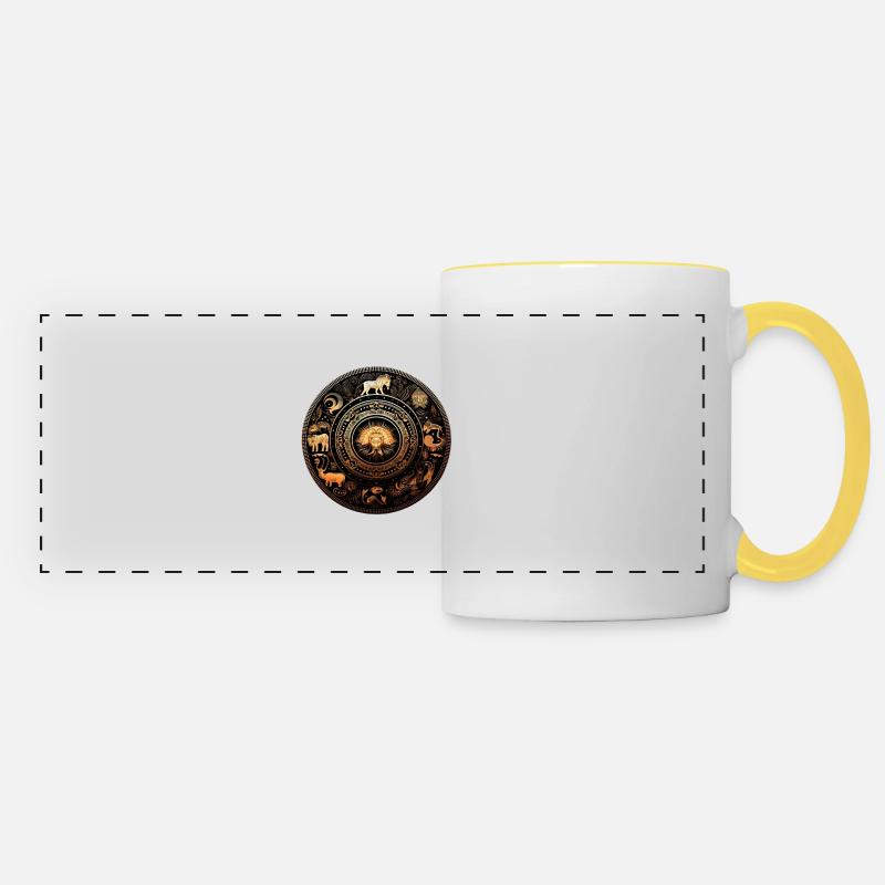 Cosmic - Panoramic Mug - white/yellow