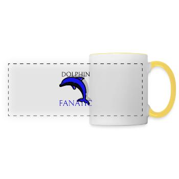 Marine Conservation - Mug panoramique contrasté et blanc - blanc/jaune - Devant