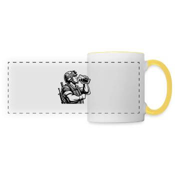 Disarmament of the Armed Forces - Panoramic Mug - white/yellow - Front