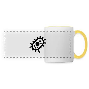 Bacteria - Panoramic Mug - white/yellow - Front