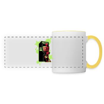 Hi-score - Panoramic Mug - white/yellow - Front
