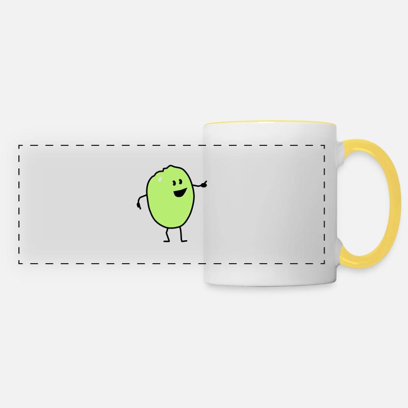 quince - Panoramic Mug - white/yellow