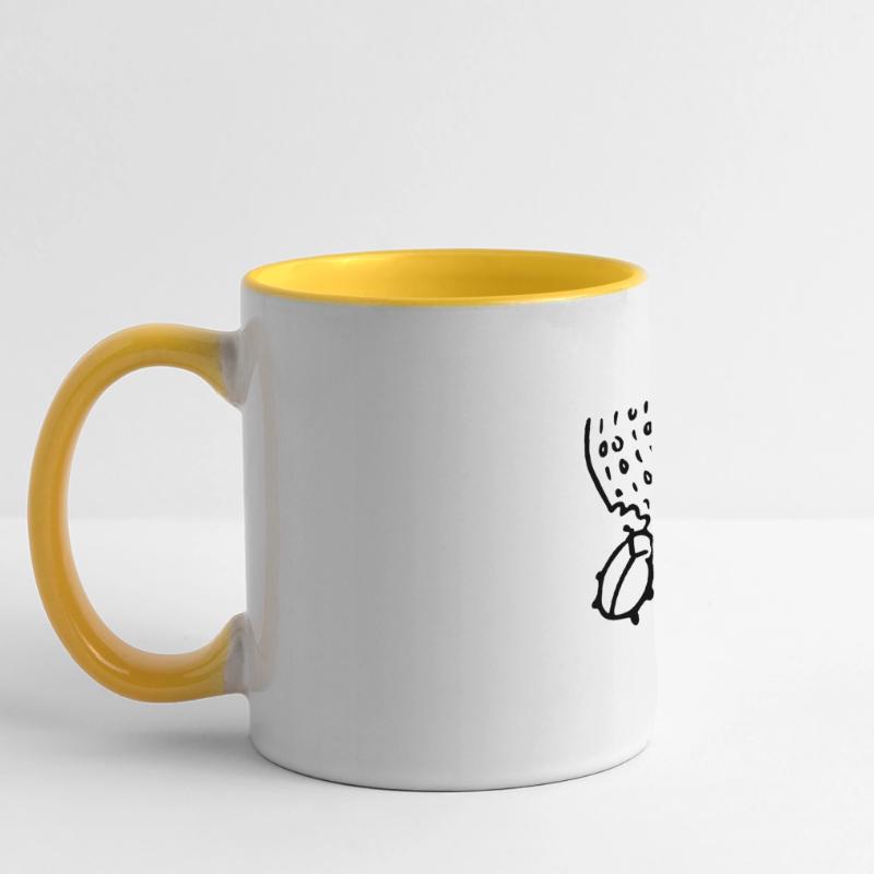 code bugs software Mug panoramique contrasté et blanc