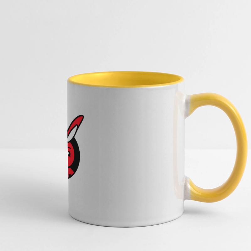Bunny Devil Demon Evil Satan Hell Trident Costume Panoramic Mug